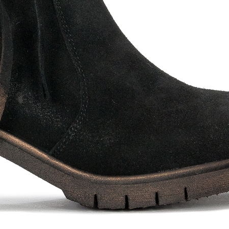Maciejka Black Women's Velor Boots