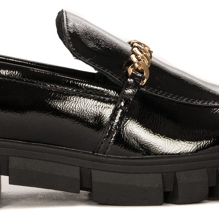 Sergio Leone Women's Black loafers shoes