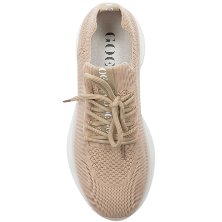 GOE Sneakersy buty damskie sportowe beż