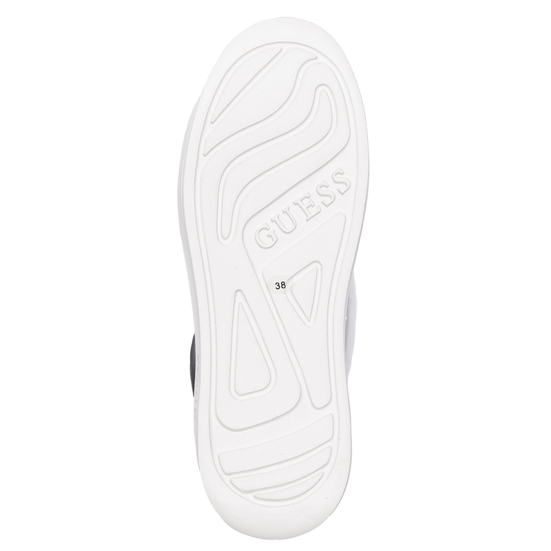Guess Skórzane Sneakersy Na Platformie Czarny FLPVIBSUE12-BLACK