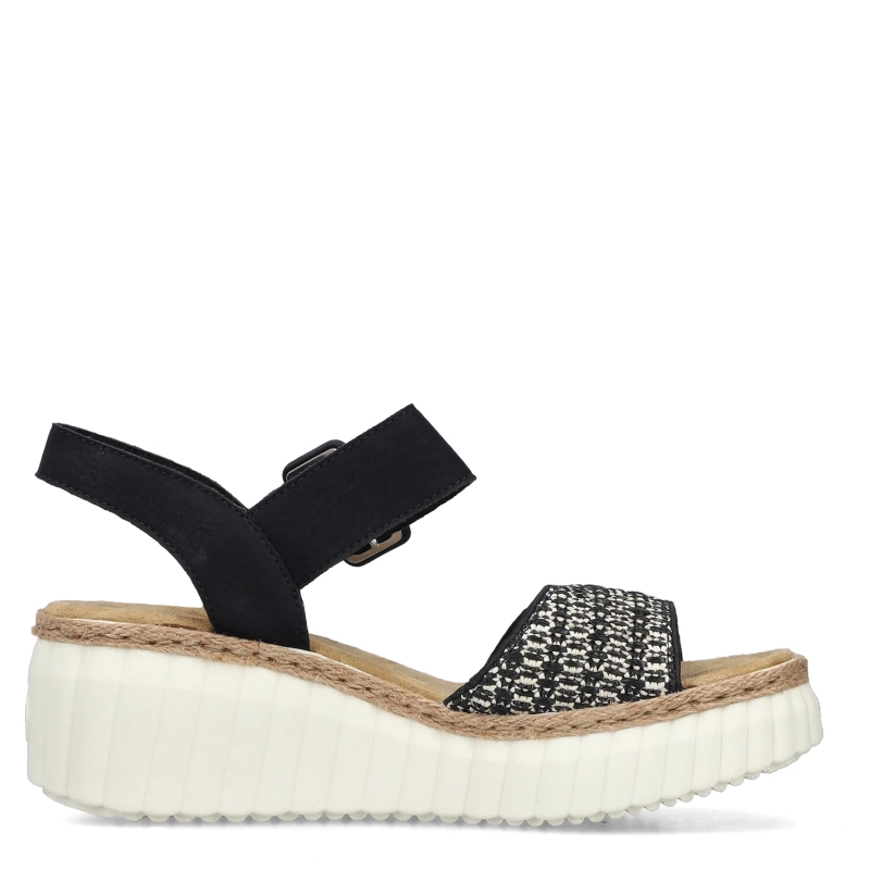 Rieker Women's Black Sandals