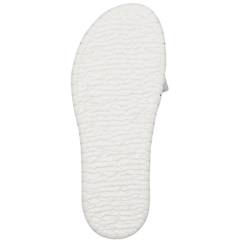 Artiker Women's White-silver Sandals