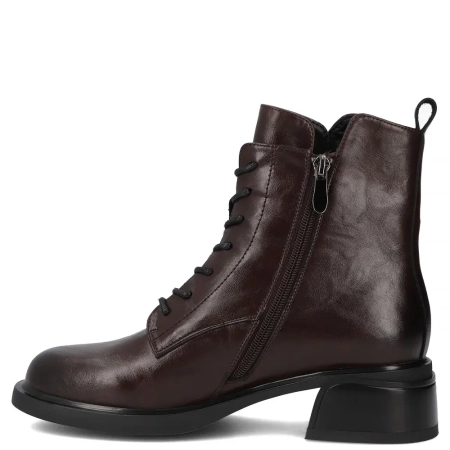 Filippo Genuine Leather Insulated Lace-Up Ankle Boots Dark Brown DBT7369-26-DBR