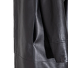 Opra Women's leather Rim Black Coat