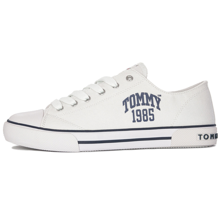 Tommy Hilfiger Damskie Trampki Niskie Białe 