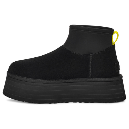 UGG Botki Śniegowce W Classic Mini Dipper Black