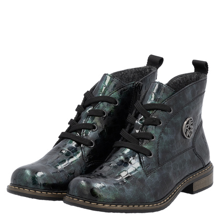 Rieker Women's Insulated Multicolor Ankle Boots