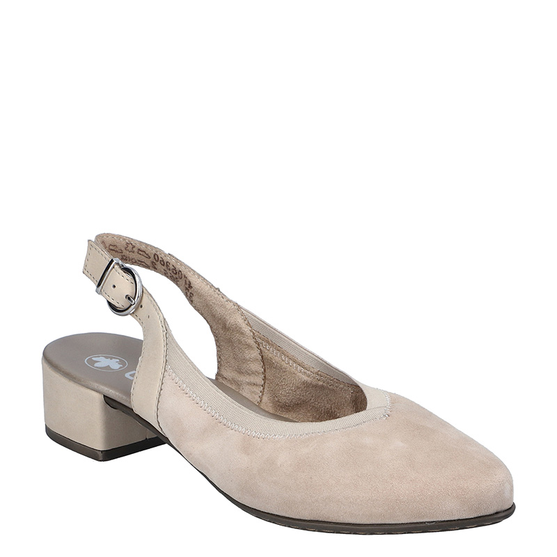 Rieker Women's Leather Shoes Beige 47063-60 