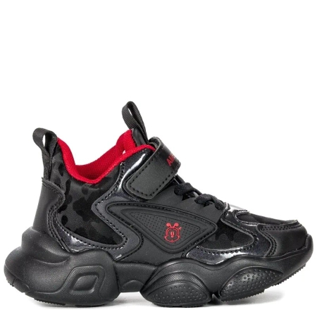 American Club BD14/21 Black/Red Sneakers