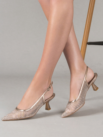 Alma En Pena Luna Bronze Pumps V240293
