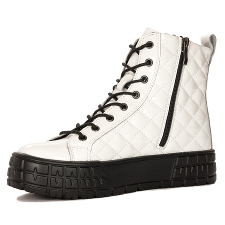 Filippo White Women's Lace-Up Boots DBT3944/22 WH
