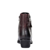 Maciejka Leather Ankle Boots Block Heel Bordeaux H7170-23/00-7