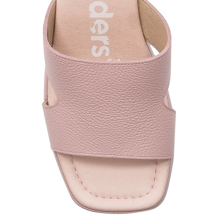 Wonders Women's leather mules Wild V Rosa