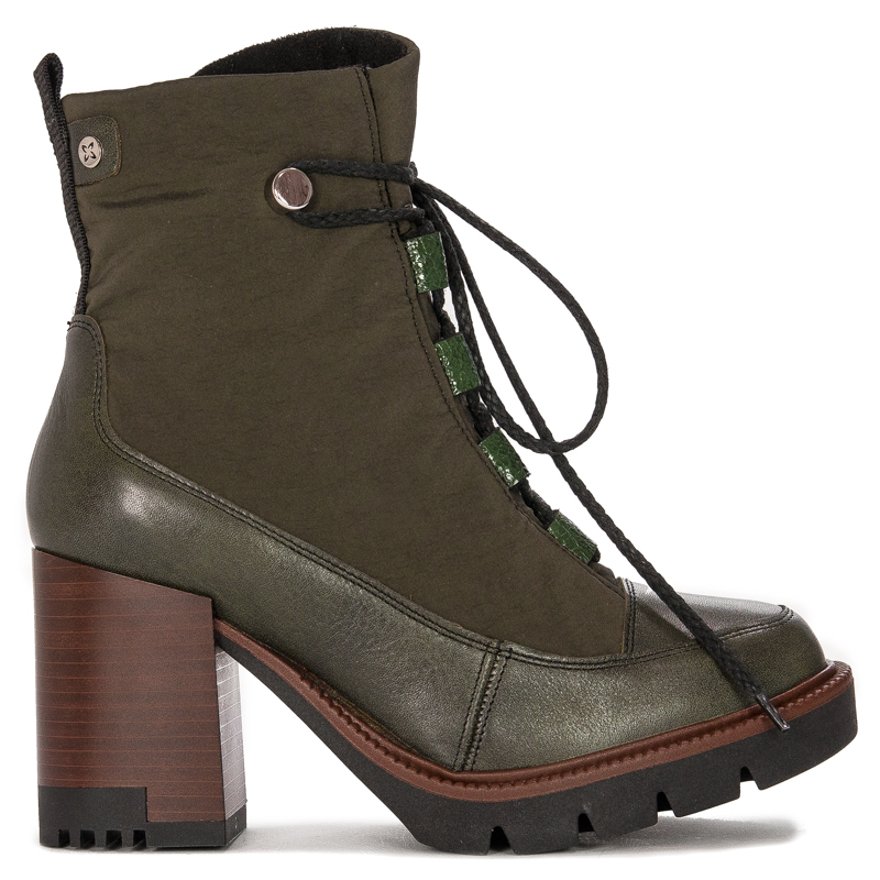 Maciejka Green Women's Lace-Up Boots
