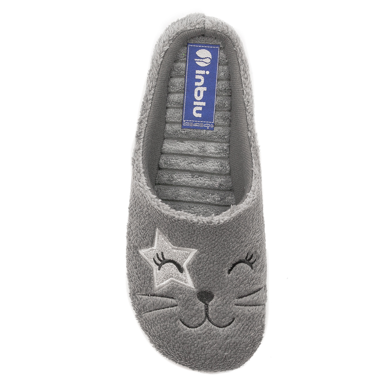 Inblu Kapcie klapki damskie GREY Szary