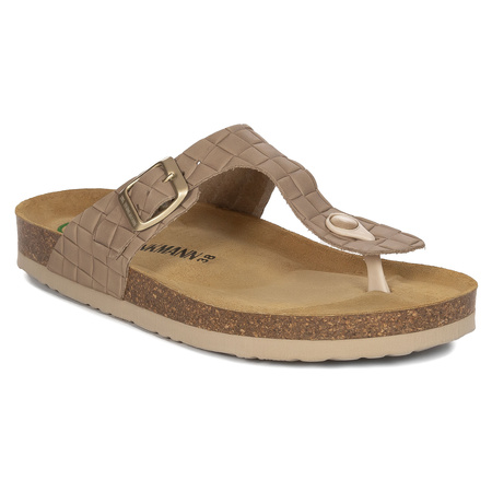 Dr. Brinkmann Women's Flip-Flops Beige