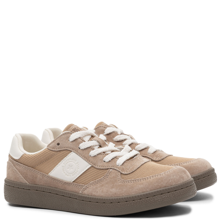 Big Star Zamszowo-Tekstylne Sneakersy na Grubej Podeszwie Beżowe TT274177-BEIGE