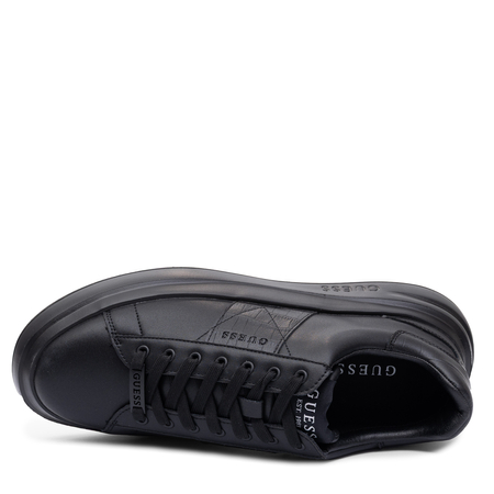 Guess Sneakersy Męskie Czarne FMFEAL-LEP12-BLK