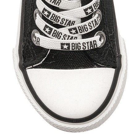Big Star Trampki dziecięce chłopięce wsuwane Black czarne