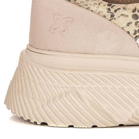 Maciejka 04448-25-00-5 Gold+Beige Flat Shoes