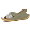 Maciejka Pistachio Leather Sandals