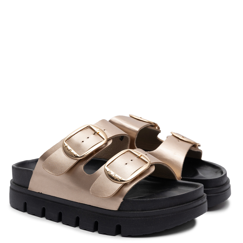 Lee Cooper Damskie Klapki Na Platformie Złote LCW-26-35-4462L