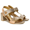 Maciejka Women's Leather Sandals Gold 