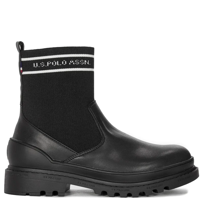Botki U.S.Polo Assn. Bruna 007 wsuwane Czarne