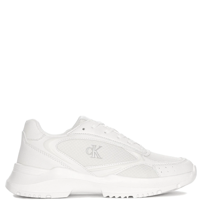 Calvin Klein Jeans Women's Platform Half Boots White