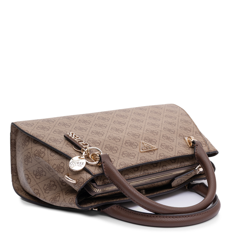 Guess Women's Classic Handbag With Logo Beige BG967207-LATTE