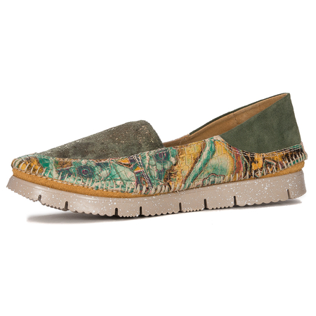 Maciejka Green Flat Shoes