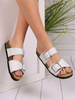 Dr. Brinkmann Women's Slides White Leather