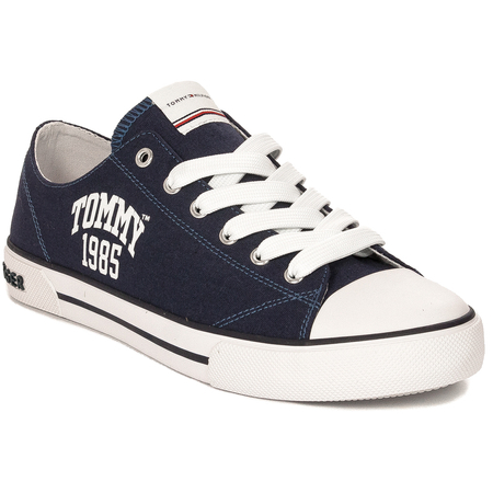 Tommy Hilfiger Damskie Trampki Niskie Niebieskie