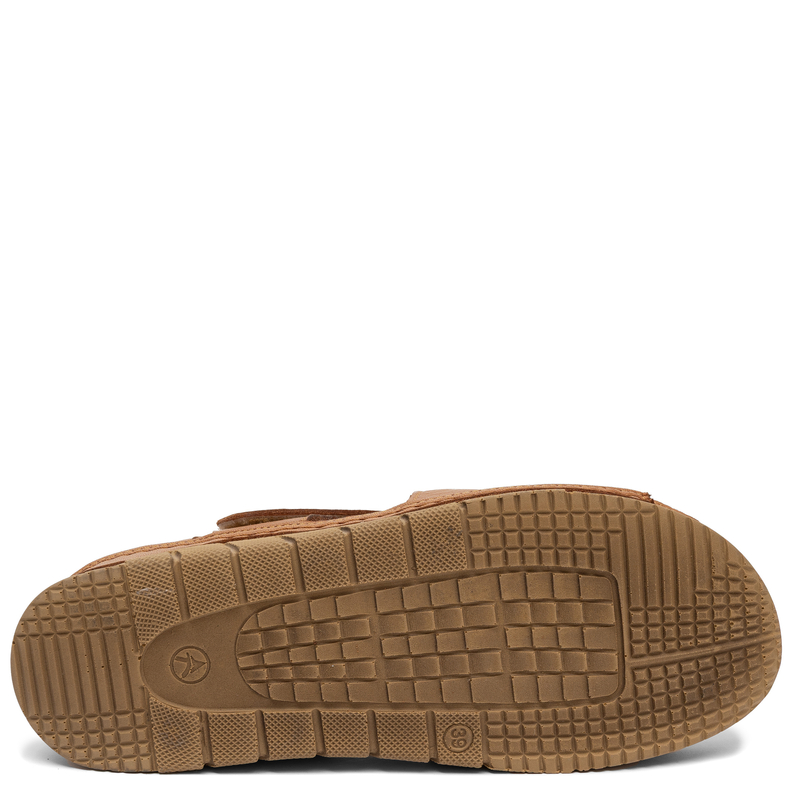 Maciejka Comfortable Leather Sandals With Velcro Ginger L4496-29/00-1