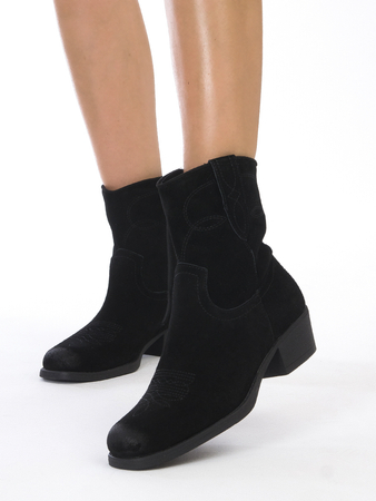 Sergio Leone Black Women's Warmed Boots
