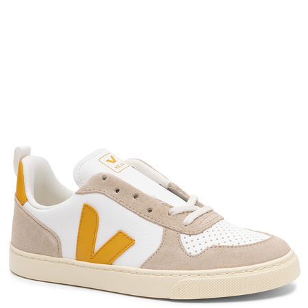 Veja Sneakersy damskie skórzane White Uoro Almond białe