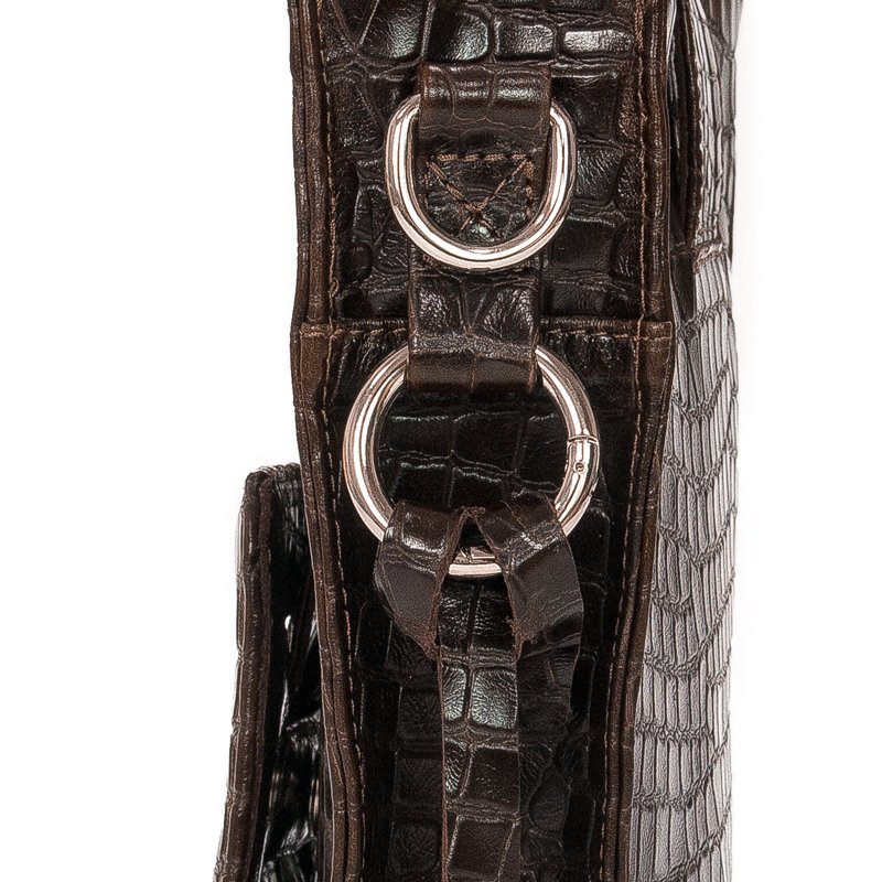 Pilat Croco T06 Brown Totes Bag