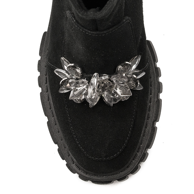 Maciejka Black Suede Women's Boots