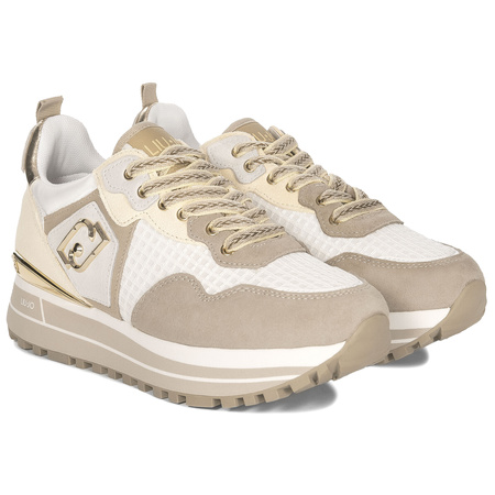 Liu Jo Sneakersy Damskie Na Platformie Beżowe Zółte