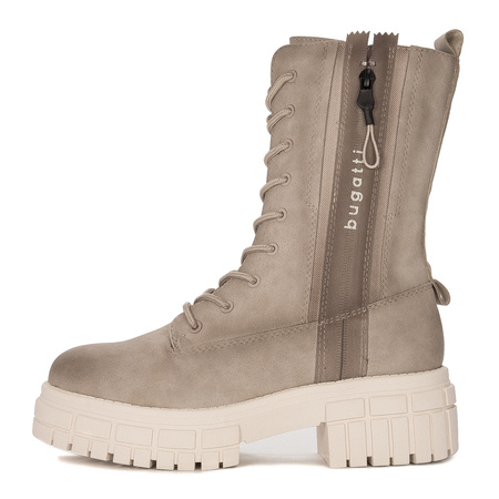 Bugatti Women's platform boots Beige beige