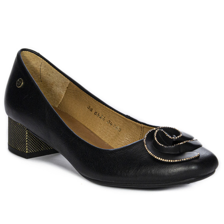 Maciejka Women's Leather Black Pumps