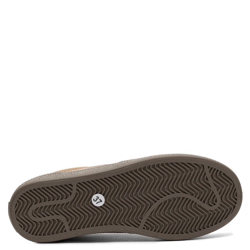 Big Star Zamszowo-Tekstylne Sneakersy na Grubej Podeszwie Beżowe TT274177-BEIGE