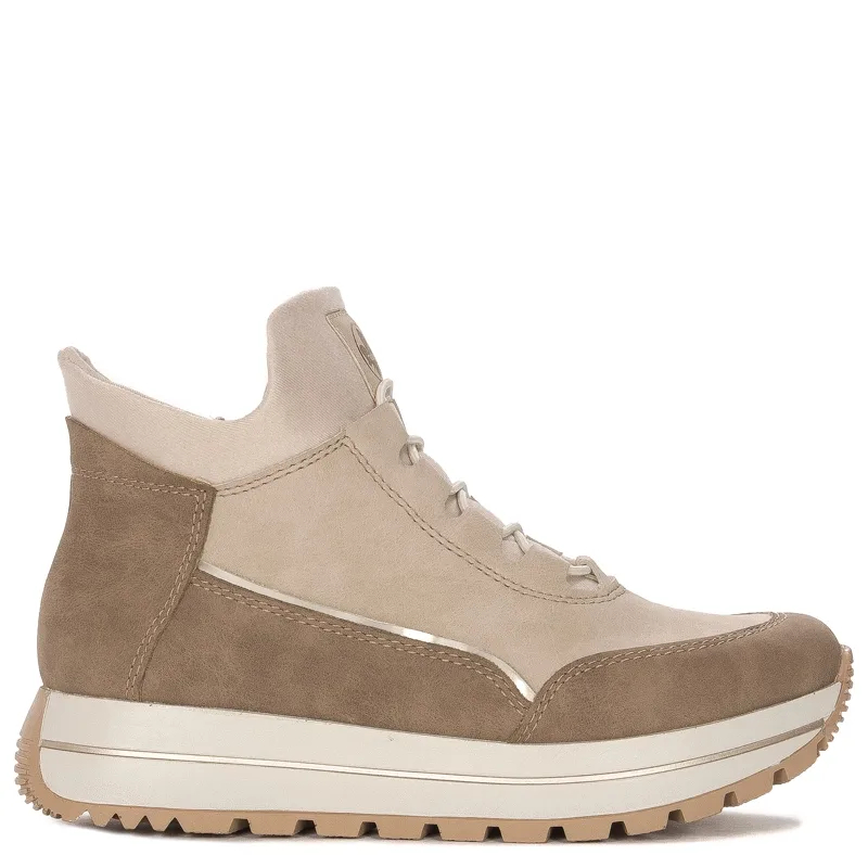 Rieker platform warned Beige Boots