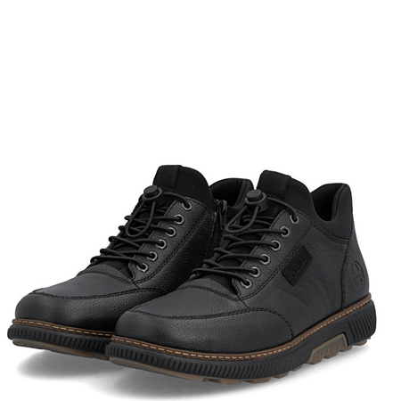 Rieker Comfortable Men's Low Shoes Black B3356-00-BLK