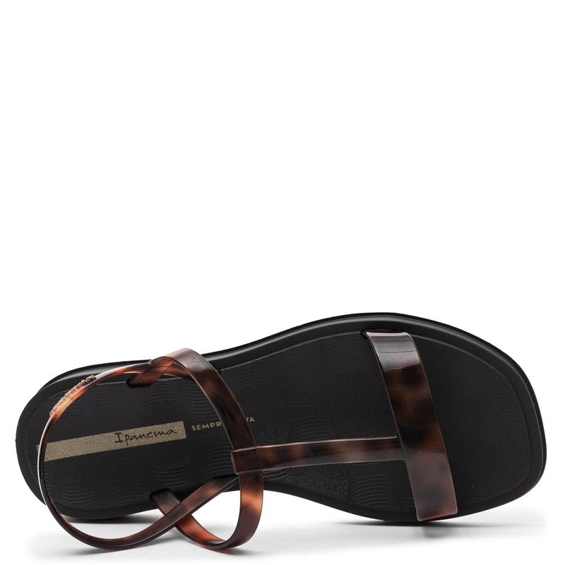 Ipanema Minimalist Women’s Sandals Crisscross Strap Sandals Flat Black 27423-BR832