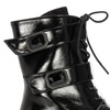 S.Barski Women's Ankle Boots Black Lacquered