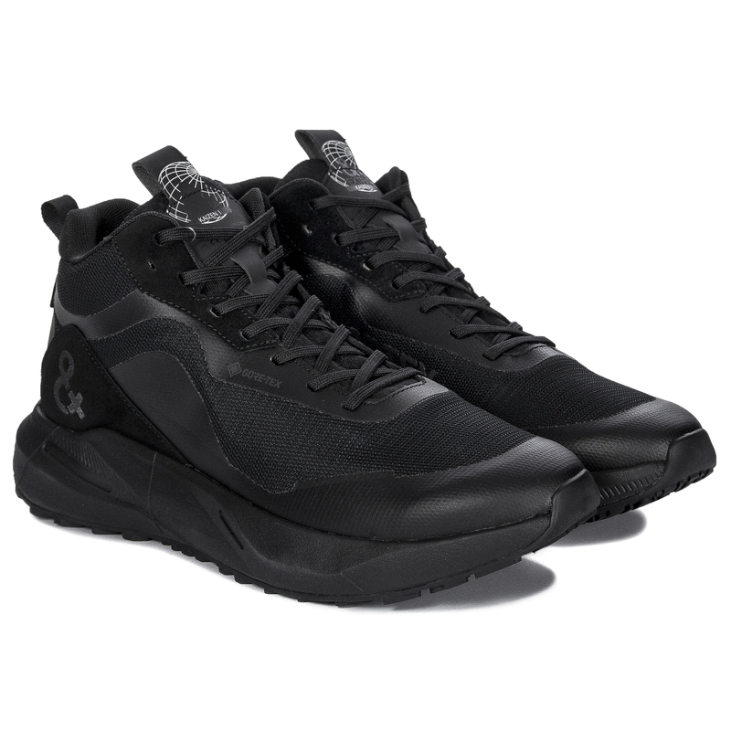 Igi&Co Men's Nero Black Sneakers