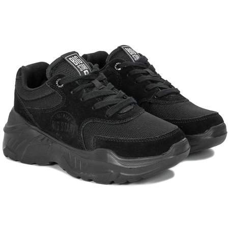 Big Star Sneakersy damskie Black Czarne