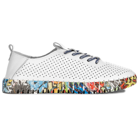 Artiker Women's Half Shoes White