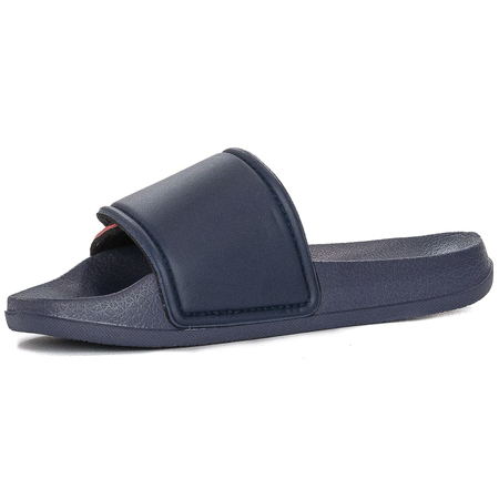 Big Star Navy/Red Velcro children's slippers